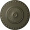 Ekena Millwork Lyon Ceiling Medallion (Fits Canopies up to 3 5/8"), Hand-Painted Witch Hazel, 23 1/2"OD x 3 1/4"P CM23LYWHF - alternate 1
